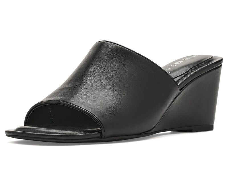 アンクライン レディース シューズ サンダル Anne Klein Charisma Black Smooth ブラック