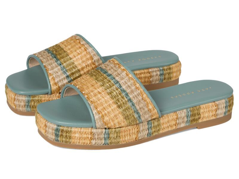 ジャックロジャース レディース シューズ サンダル Jack Rogers Bay Flatform Sandal Seafoam Stripe ストライプ