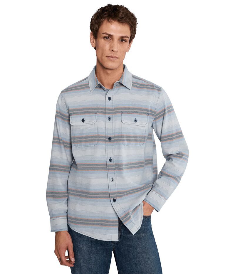 ペンドルトン メンズ トップス シャツ Pendleton Beach Shack Shirt Blue Stripe ブルー 17,736円