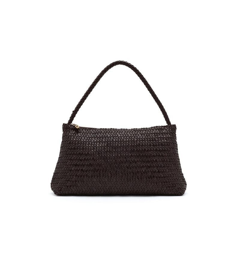 メイドウェル レディース バッグ MadewellG Woven Zip Shoulder Coffee Bean コーヒー