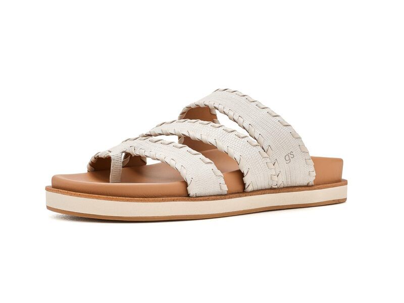 ケネスコール レディース シューズ サンダル Gentle Souls by Kenneth Cole Niles Whip Snow Leather