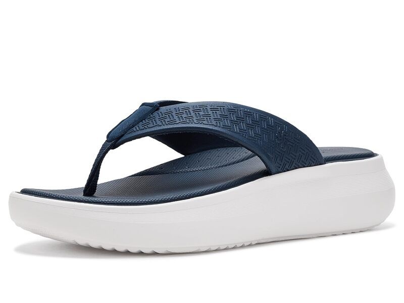 クラークス レディース シューズ サンダル Clarksolevana Post Navy Synthetic ネイビー