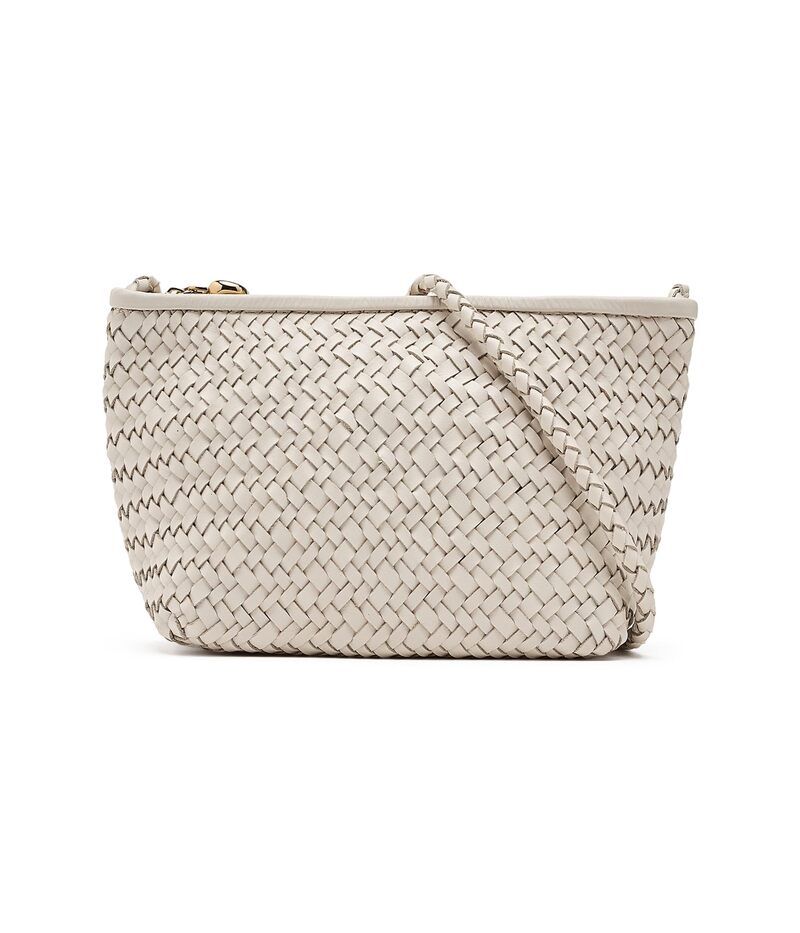 メイドウェル レディース バッグ Madewell Woven Crossbody W Zip Vintage Muslin