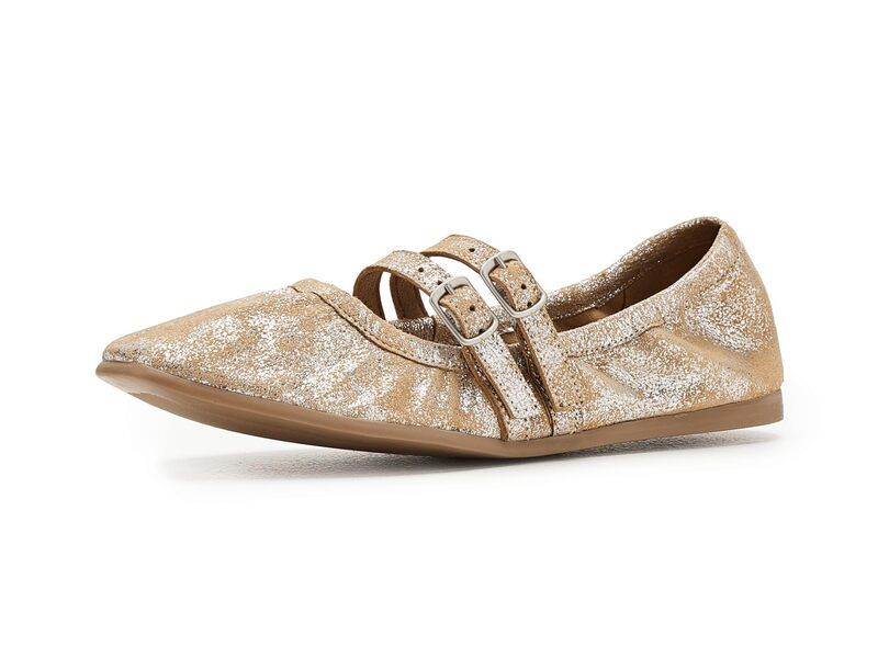フリーピープル レディース シューズ サンダル ミニ Free People Gemini Ballet Flat Champagne Metallic シャンパン