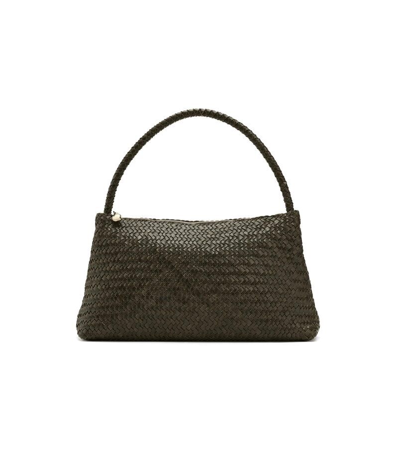 メイドウェル レディース バッグ MadewellG Woven Zip Shoulder Faded Olive オリーブ