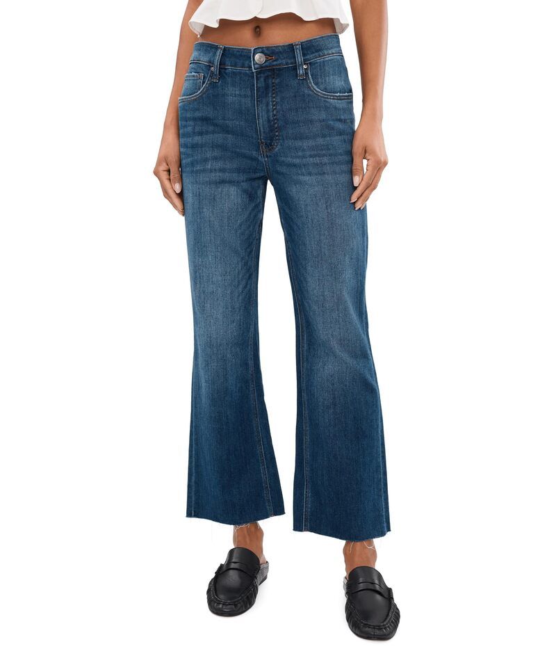カットフロムザクロス レディース ボトムス デニムパンツ アンクル KUT from the Kloth Kelsey HighRise Fab Ankle Flare in Flourish
