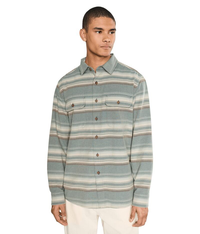 ペンドルトン メンズ トップス シャツ Pendleton Beach Shack Shirteal Stripe ティール