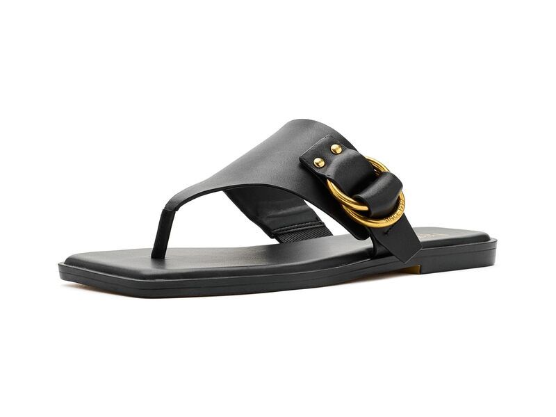 フランコサルト レディース シューズ サンダル Franco Sarto Mavie Black Leather ブラック