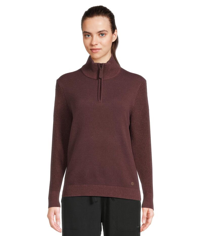 ロイヤルロビンズ レディース アウター ニット・セーター Royal Robbins Westlands 14 Zip Loganberry Heather ヘザー