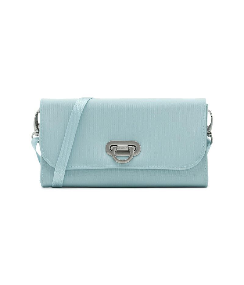 バッガリーニ レディース バッグ Baggallini Coastal Flip Lock RFID Phone Wallet Crossbody Pool