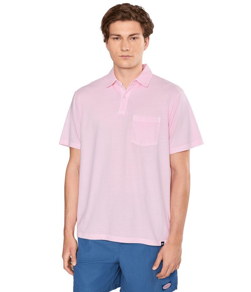 ヴァインヤードヴァインズ メンズ トップス シャツ Vineyard Vinesurf Polo Pink Drink ピンク