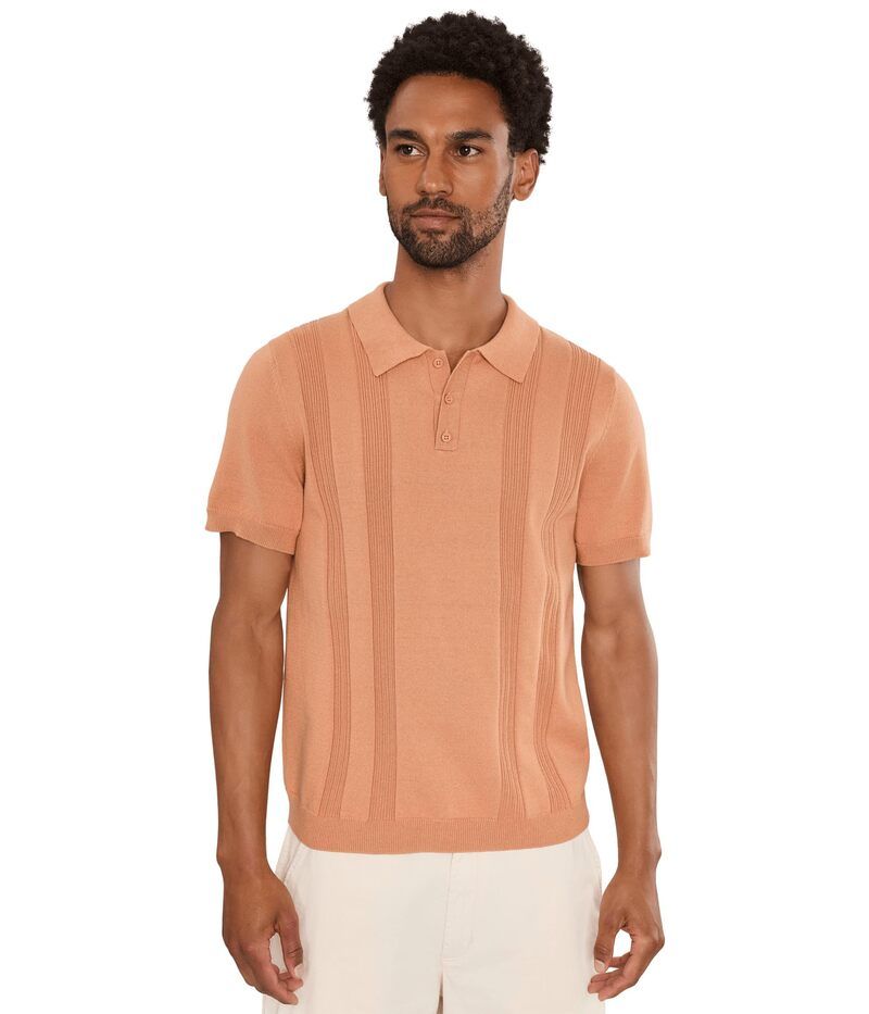リヴァプール ロサンゼルス メンズ アウター ニット・セーター ポロシャツ Liverpoolos Angeleshort Sleeve Sweater Knit Polo Clay