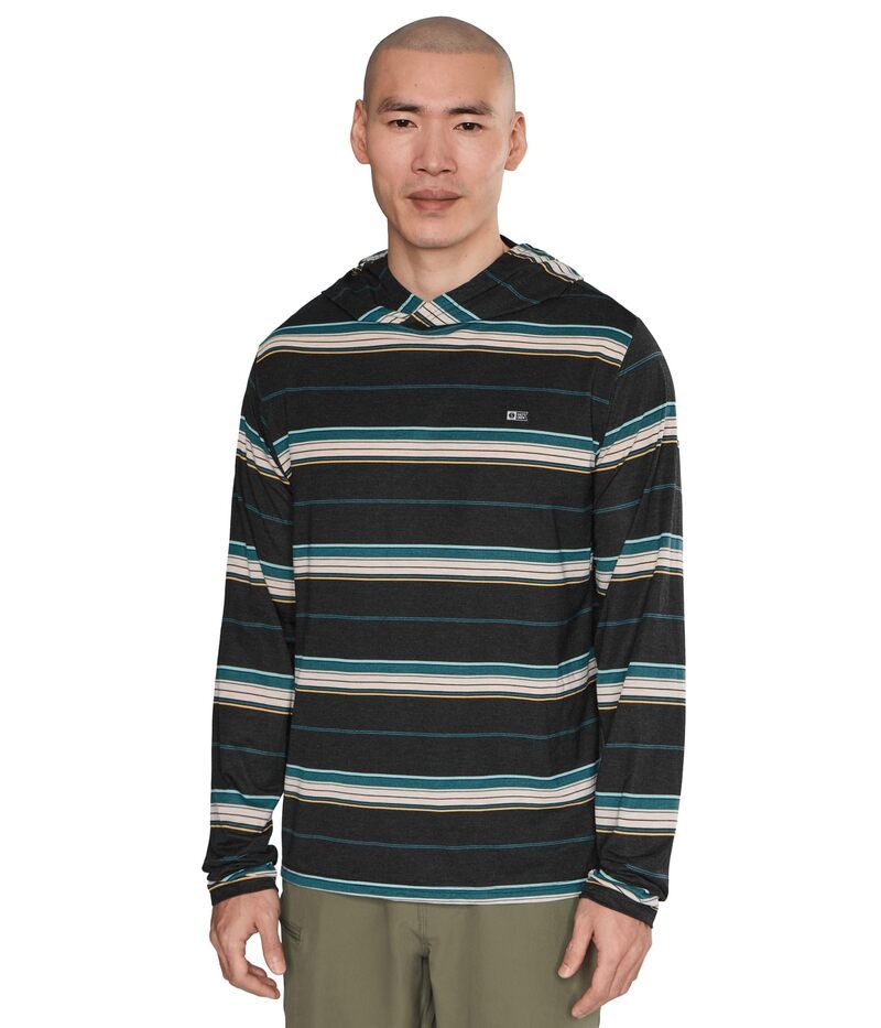 ソルティークルー メンズ アウター パーカー・スウェット Salty Crew Seaway UV Hoodie Black ブラック