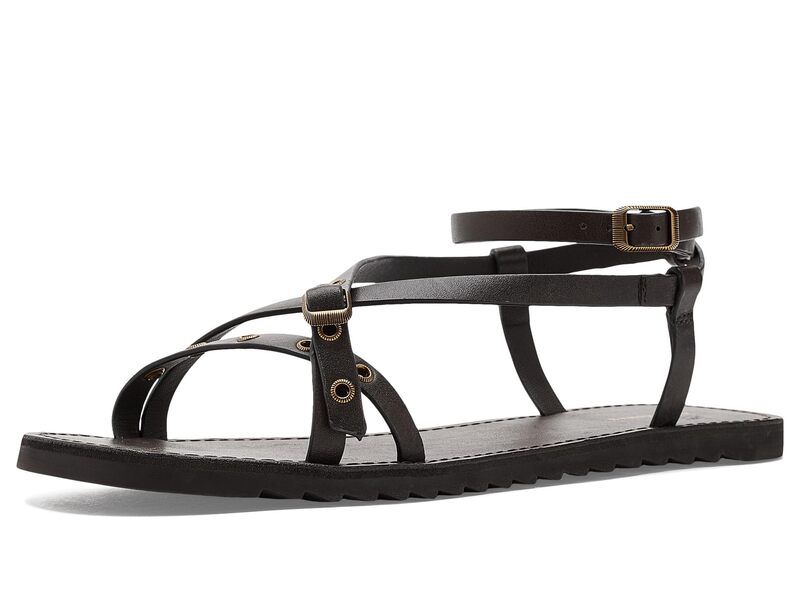 オールセインツ レディース シューズ サンダル AllSaints Tyla Eyelet Sandals Dark Brown ブラウン