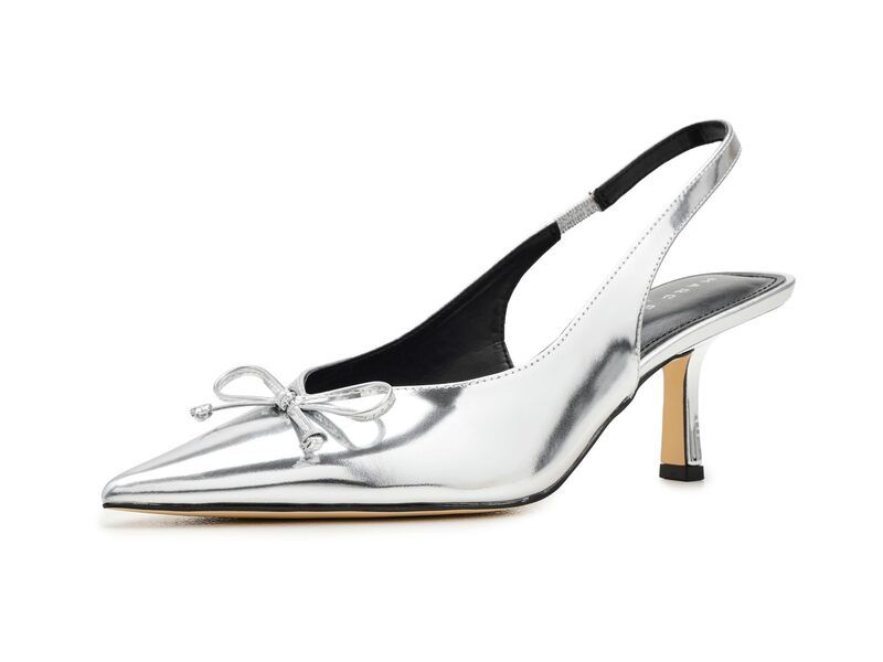 マーク・フィッシャー レディース シューズ サンダル Marc Fisher LTD Gretel Silver Mirror Metallic Leather シルバー
