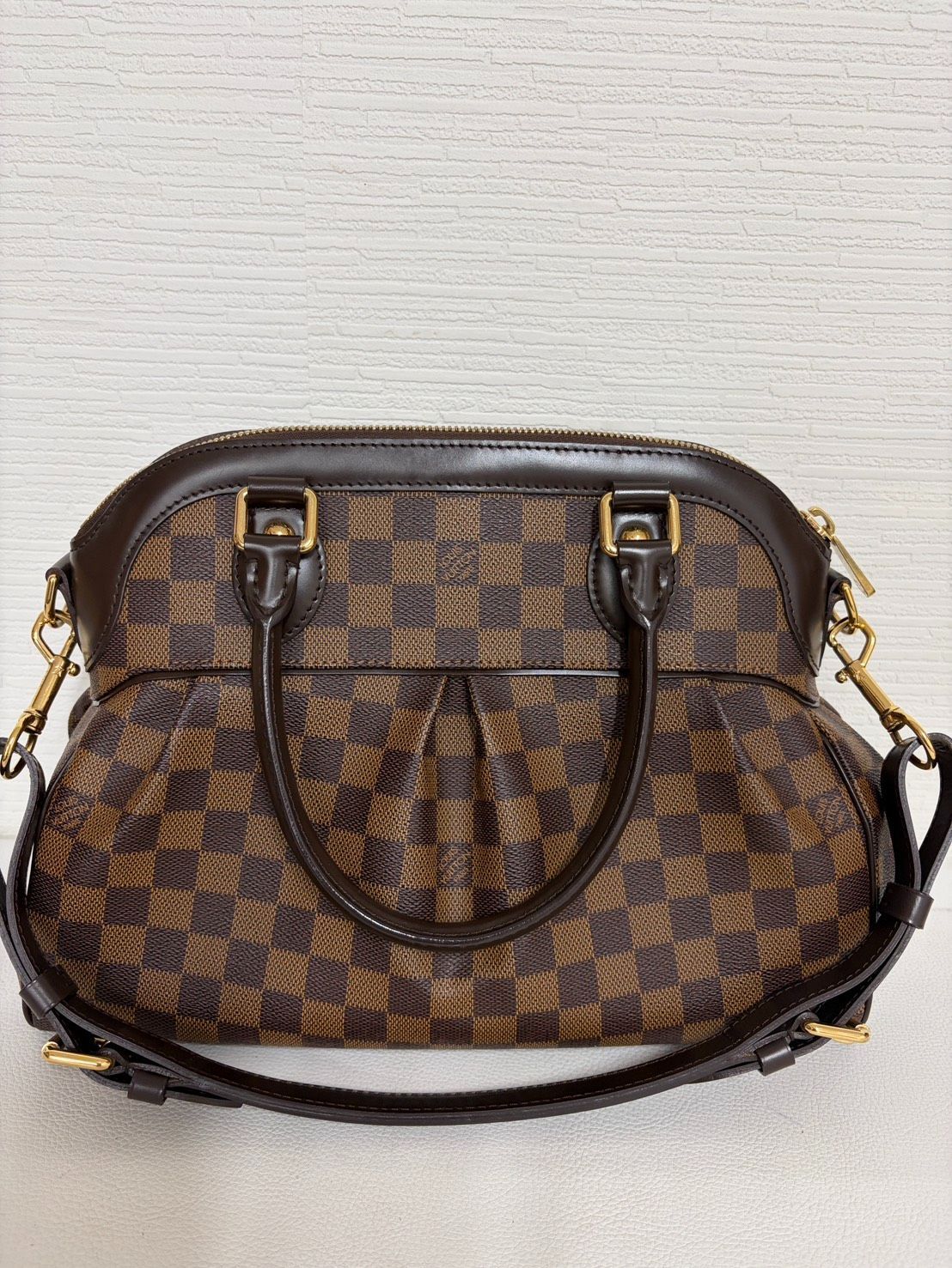 中古美品正規品　LOUIS VUITTON　ルイヴィトン　ハンドバッグ　トレヴィPM　ダミエ