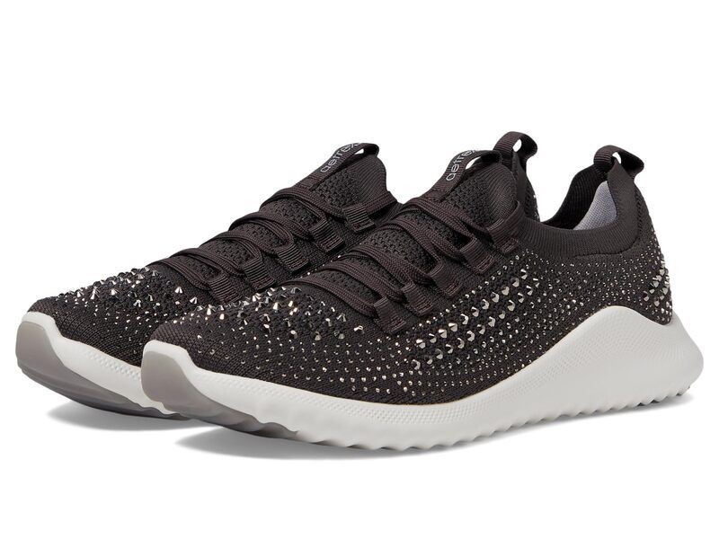 エイトレックス レディース シューズ スニーカー Aetrex Carly Sparkle Pewter ピューター