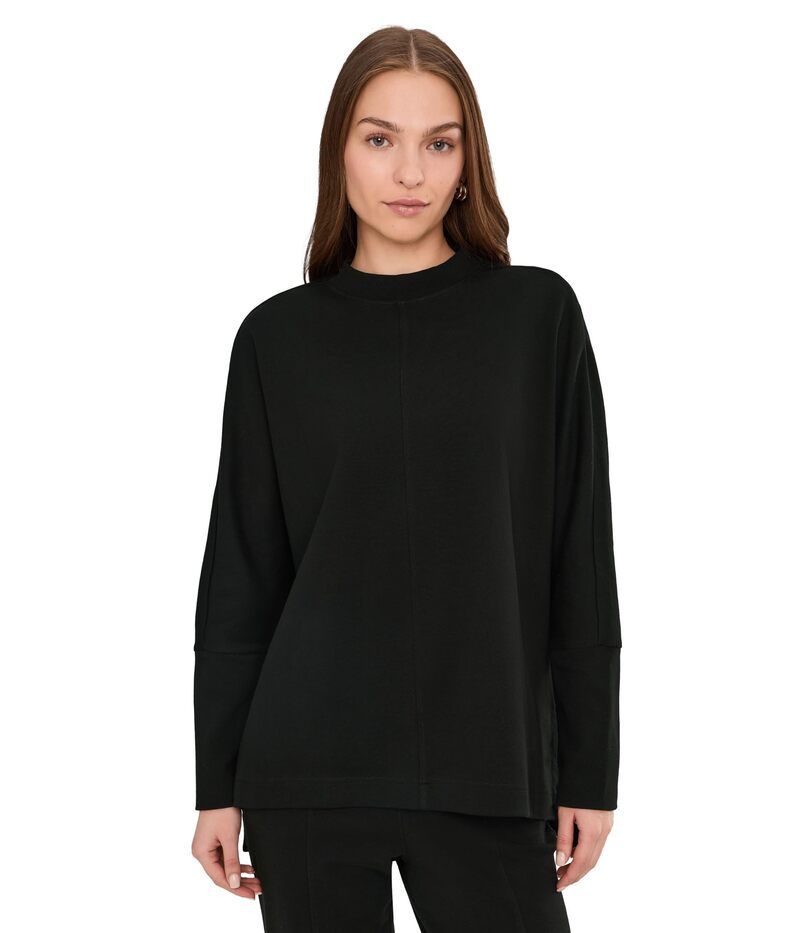 パクト レディース アウター ニット・セーター PACT Airplane Long Sleeve Poncho Black ブラック