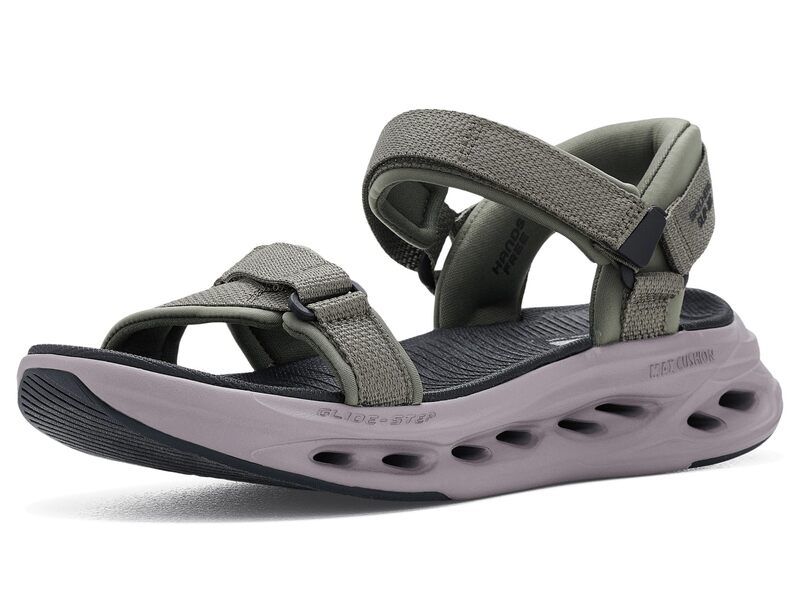 スケッチャーズ レディース シューズ サンダル SKECHERS OnTheGo Max CushioninglideStep Sandals OliveMulti オリーブ