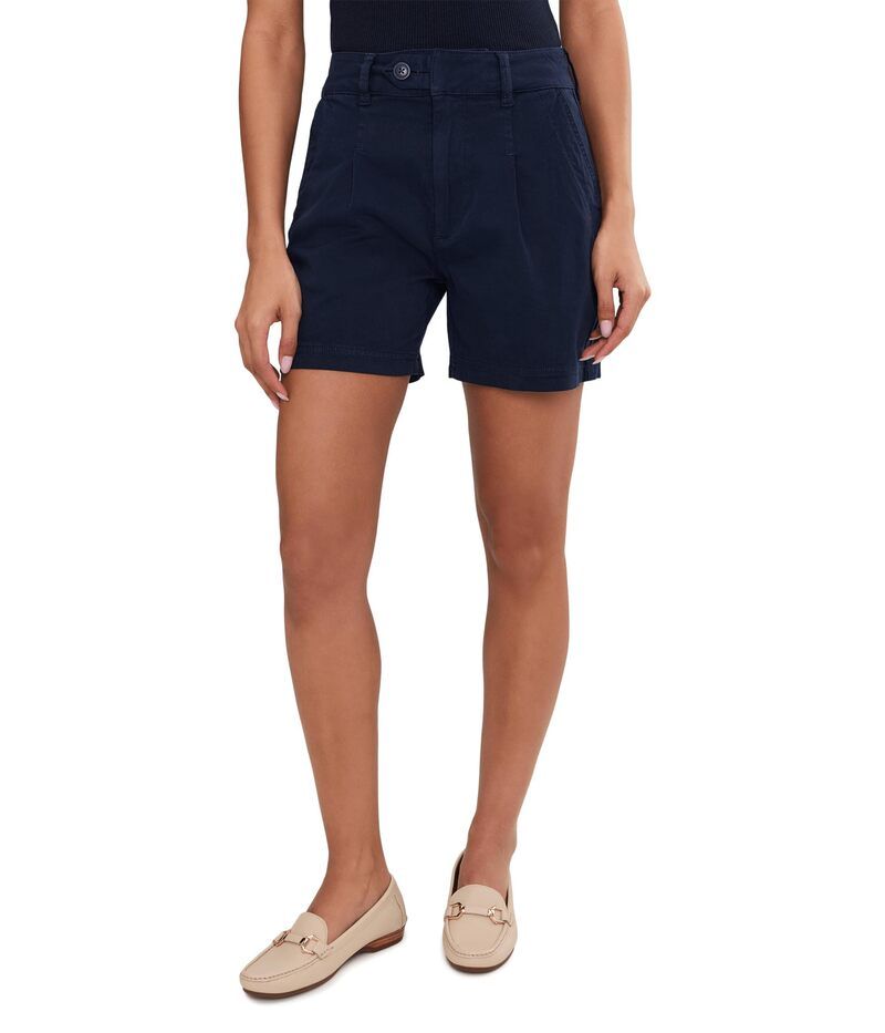 リヴァプール ロサンゼルス レディース ボトムス ハーフパンツ・ショーツ プリーツ ショートパンツ Liverpoolos Angeles 5 MidRise Softouch Twill Pleated Trouser Shorts Deep Midnigh