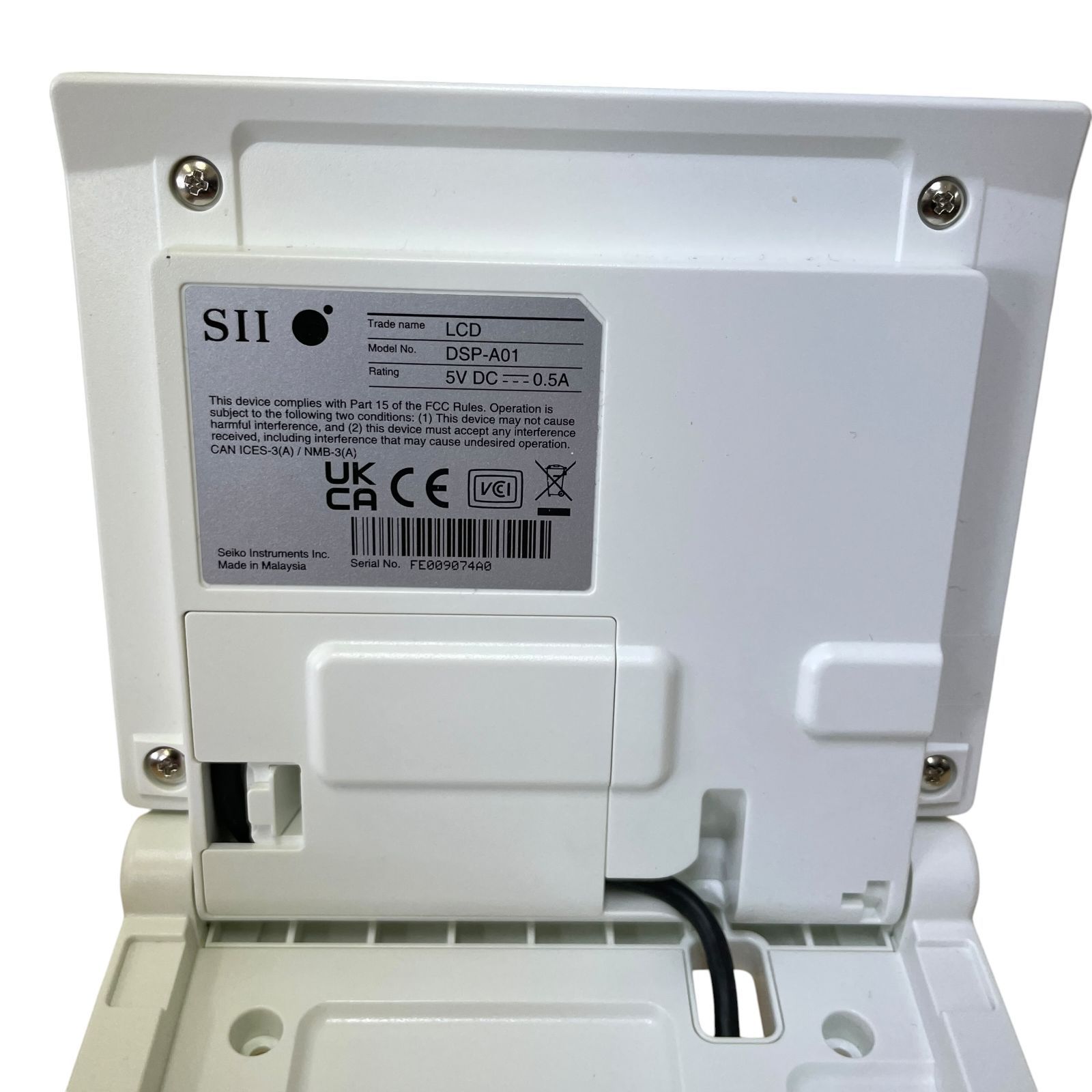美品 SII DSP-A01 CUSTOMER DISPLAY カスタマーディスプレイ NO.05028
