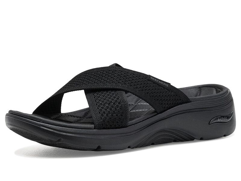 スケッチャーズ レディース シューズ サンダル SKECHERS OnTheGo Walk Arch Fit 20 Sandals Grace BlackBlack ブラック
