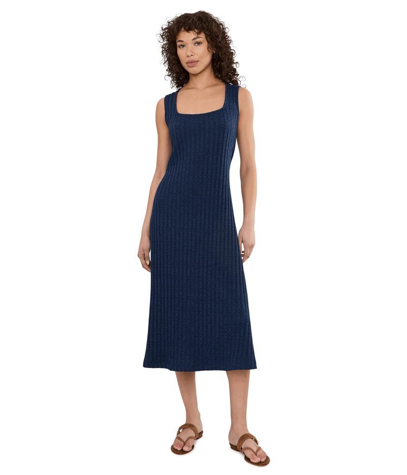 マイケルスターズ レディース トップス ワンピース Michael Starsofia Square Neck Dress Nocturnal