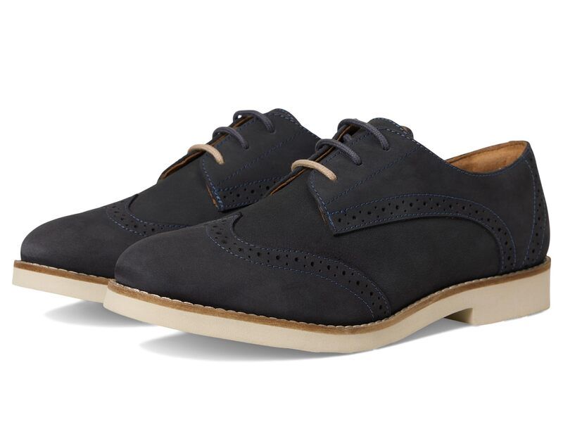 ソフトウォーク レディース シューズ サンダル SoftWalk Willet Navy Nubuck ネイビー