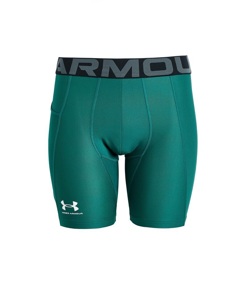 アンダーアーマー メンズ ボトムス ハーフパンツ・ショーツ ショートパンツ Under Armour Heatgearmour Shorts Rack GreenWhite ホワイト