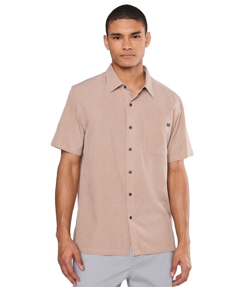 ハーレー メンズ トップス シャツ Hurley Phantom Flow Short Sleeve Khaki カーキ