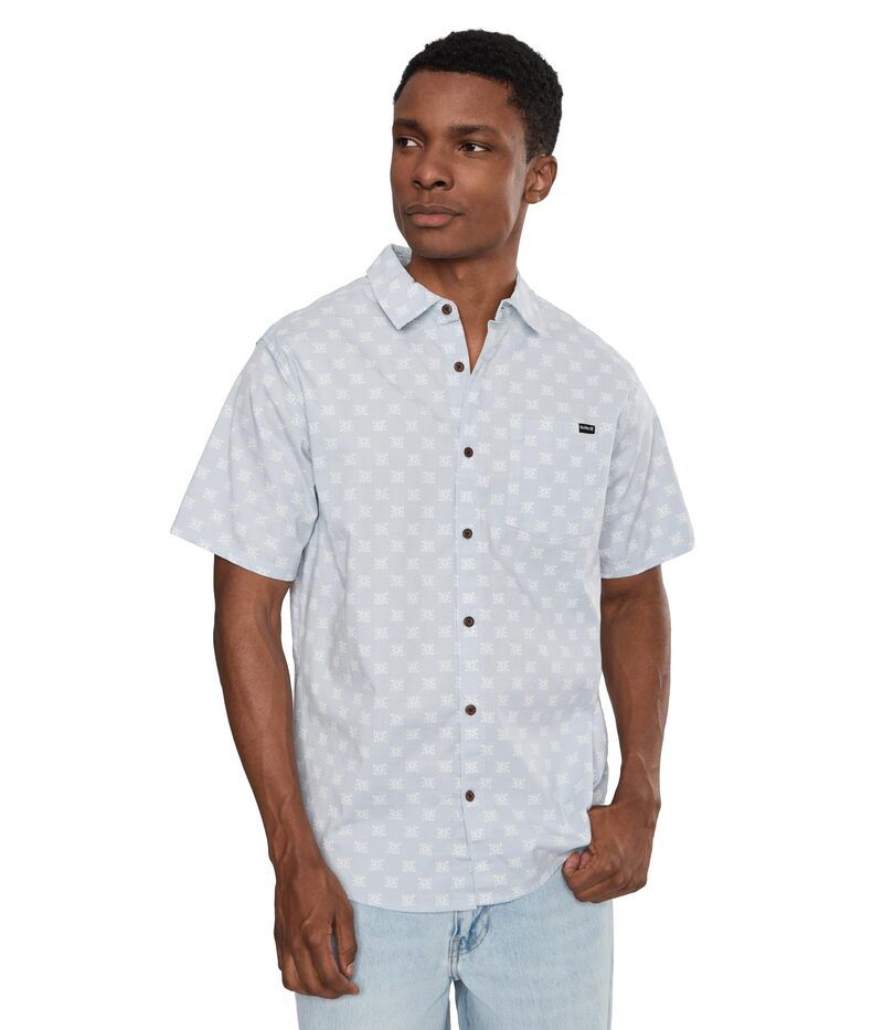 ハーレー メンズ トップス シャツ Hurley Lido Stretch Short Sleeve Light Asteroid