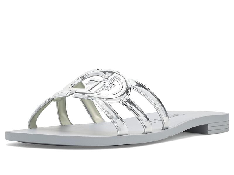 ゲス レディース シューズ サンダル GUESS Elyho Silver シルバー
