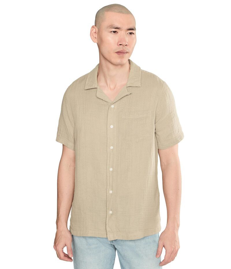 エルエルビーン メンズ トップス シャツ Llbean Cloud Gauze Shirt Short Sleeve Slightly Fitted Regulariverock