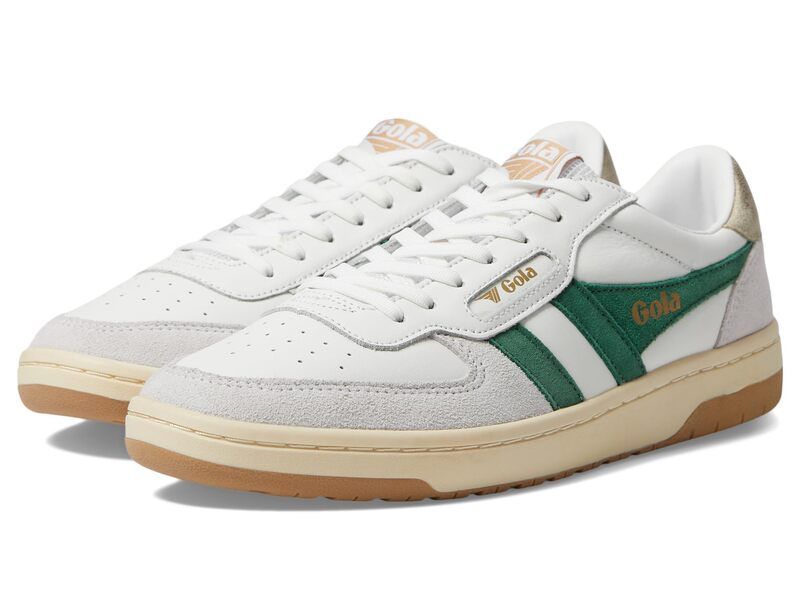ゴラ レディース アウター コート Gola Hawk WhiteDark GreenGold ホワイト