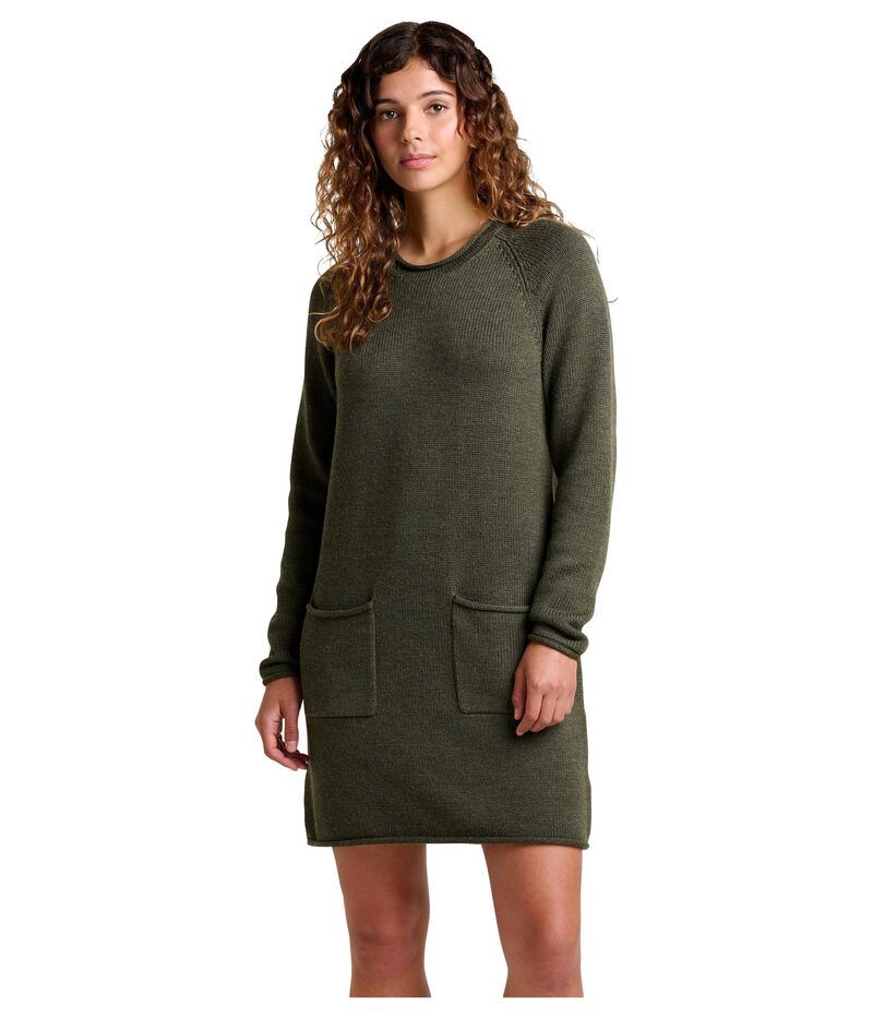 ドード アンドコー レディース トップス ワンピース セーター ToadCo Alpineglo Sweater Dress Olive オリーブ