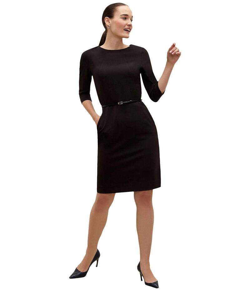 エムエメウラフール レディース トップス ワンピース Mmlafleur Etsuko Dress Black ブラック