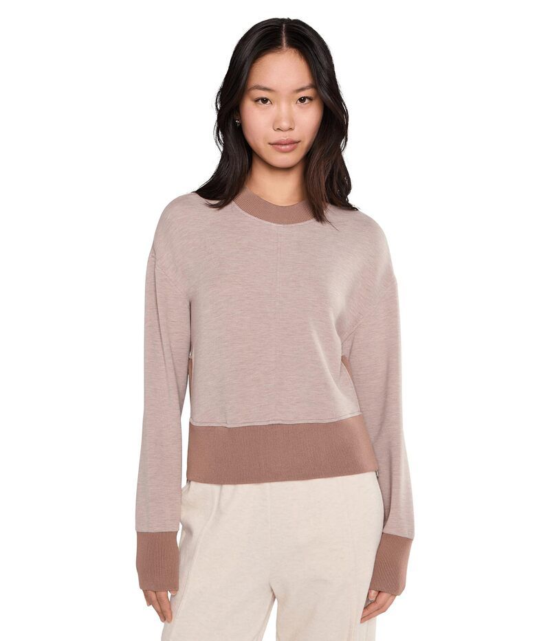 バーレイ レディース アウター パーカー・スウェット Varley Philippe Crop Sweataupe Marl Ginger Snap マール