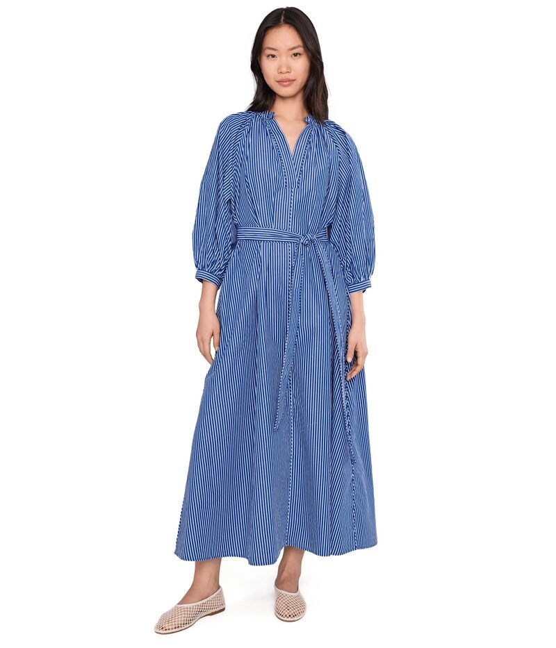 ファレティ レディース トップス ワンピース Faherty Coastal Poplin Kaia Dress Endless Coastripe ストライプ