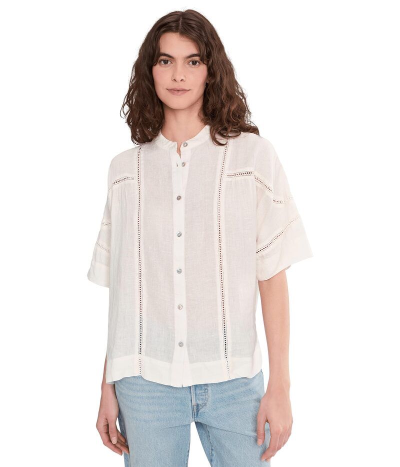 ファレティ レディース 水着 トップのみ Faherty Luna Top White ホワイト
