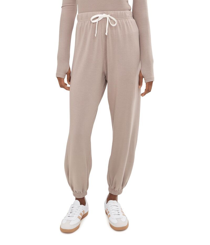 スピリッツフィフティファイブ レディース ボトムス カジュアルパンツ スウェットパンツ フリース Splits59 Andie Oversized Fleece Sweatpants Latte