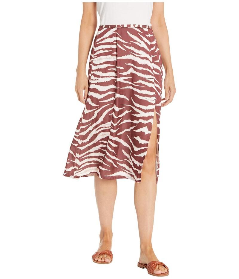 ペイジ レディース ボトムスカート Paige Larsa Skirt CherrywoodCream クリーム