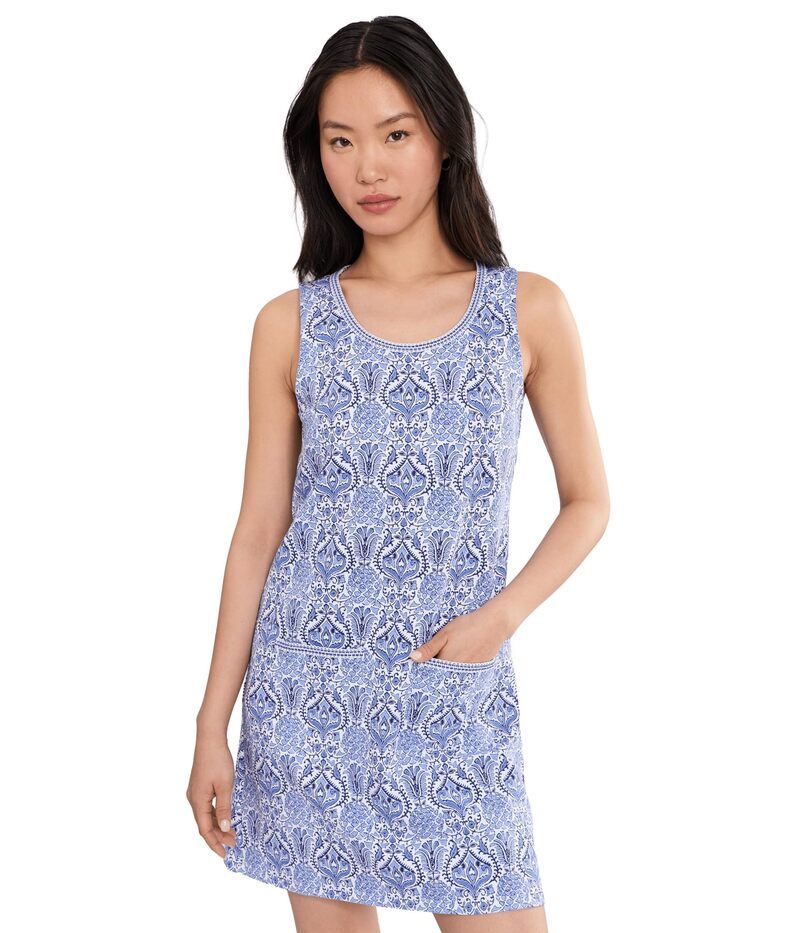 トッミーバハマ レディース トップス ワンピース ノースリーブ Tommy Bahama Darcy Noble Pineapple Sleeveless Dress Grape Pools グレープ