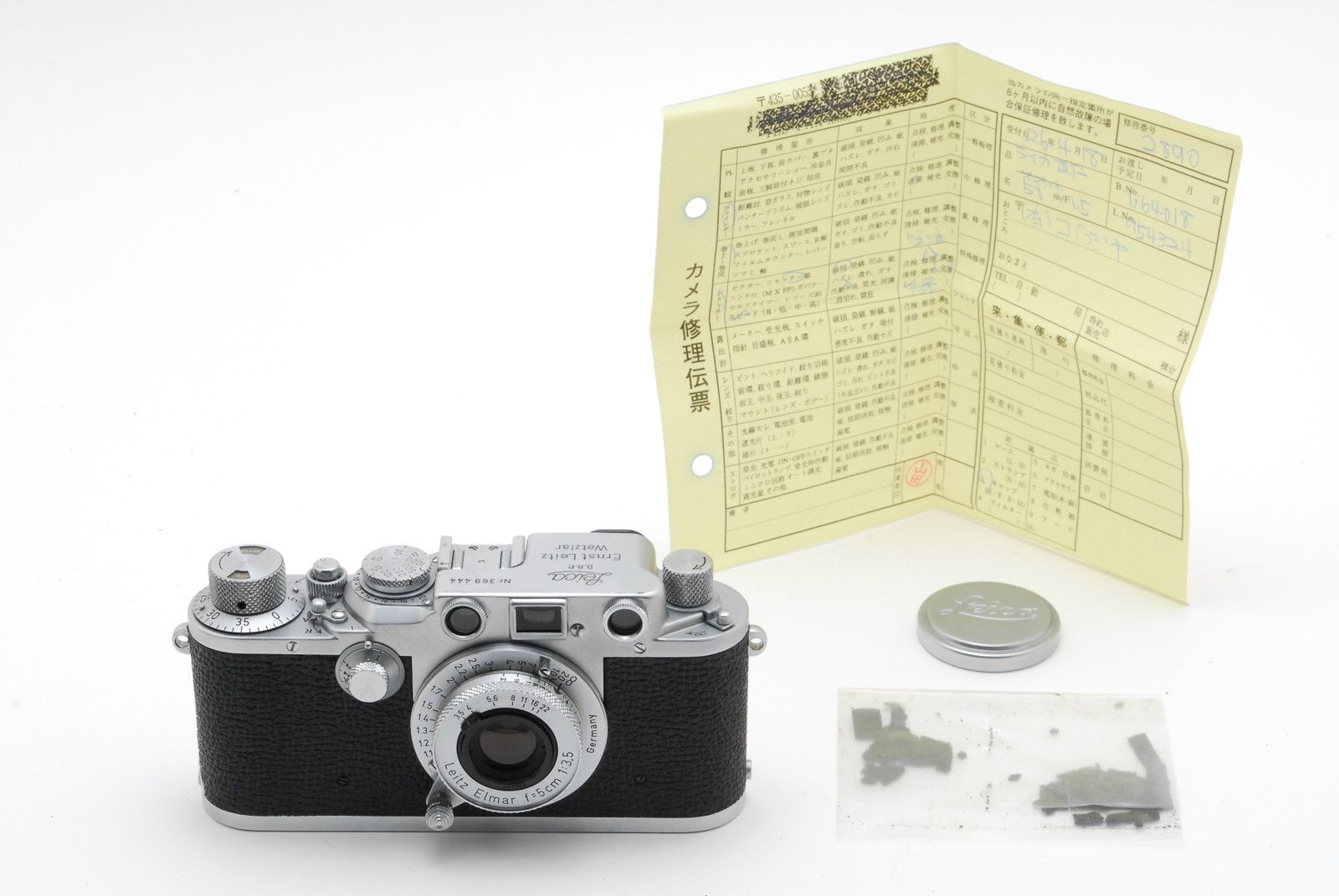 レア ウォータイム【美品 保障付 動作確認済】Leica ライカ IIIC (IIIf改造) 35mmフィルム レンジファインダー Elmar 50mm f3.5 L39 #V2933 119,490円