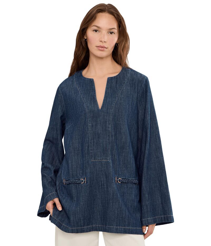 エヌワイディージェイ レディース トップス シャツ デニム NYDJ Denim Tunic Medium Indigo インディゴ