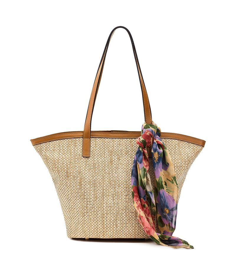 パトリシアナシュ レディース バッグ Patricia Nash Marconia Tote with Frenchydrangeascarf Natural