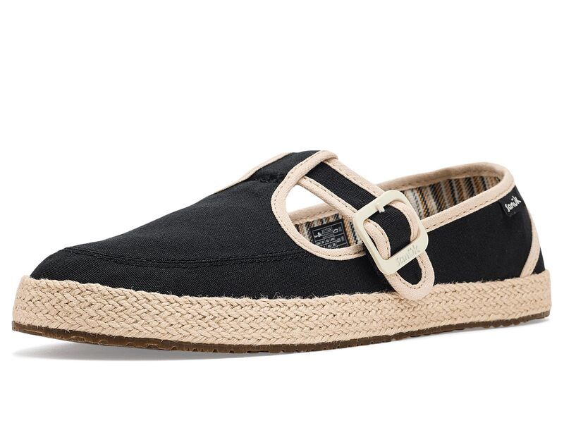 サヌーク レディース シューズ サンダル Sanuk Yoga Lido Mary Jane Black ブラック
