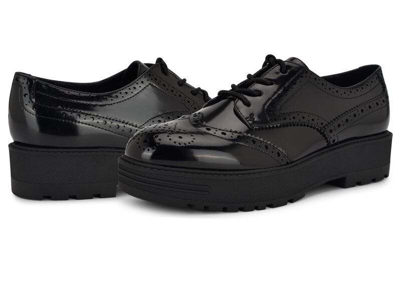 ナインウェスト レディース シューズ スリッポン・ローファー Nine West Resttin Black Patent ブラック