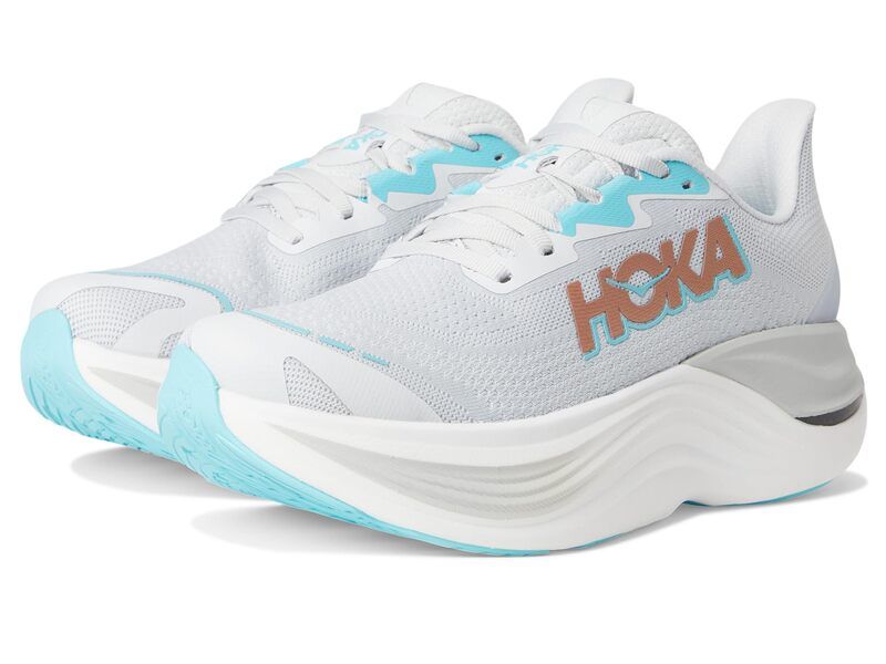 ホカオネオネ レディース シューズ スニーカー Hoka Skyward X Cosmic GreyRose Gold グレー