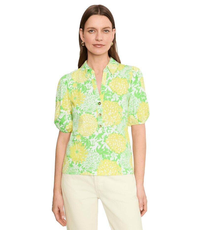 リリーピュリッツァー レディース トップス シャツ ニット Lilly Pulitzer Bingley Knitop Crocodile Green グリーン