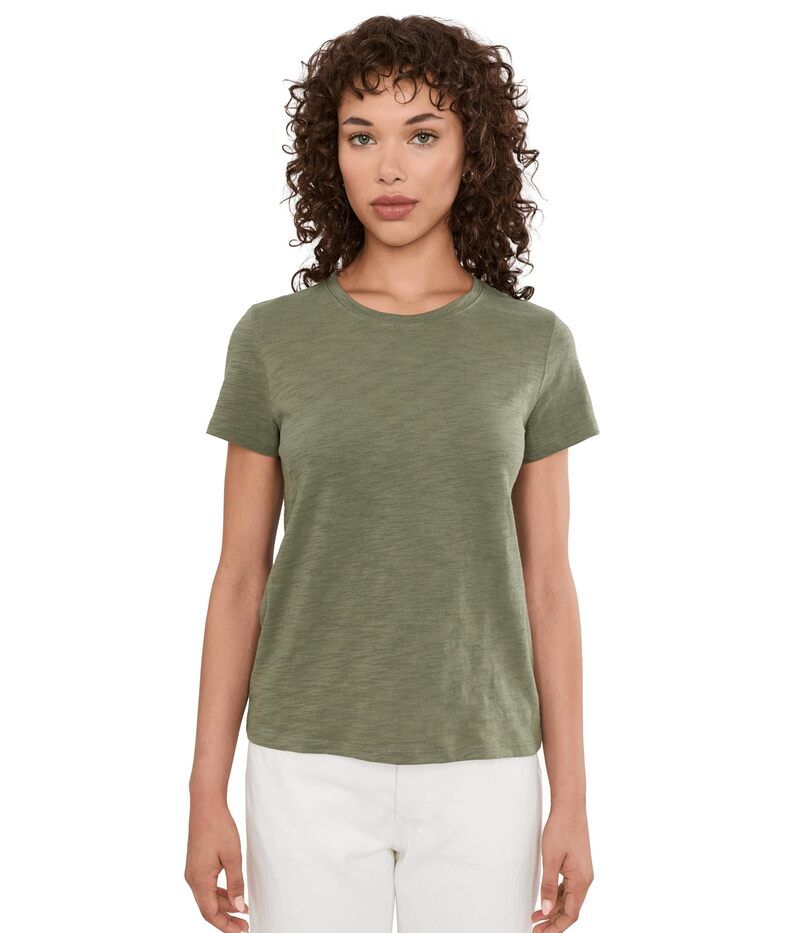 リラピー レディース トップス シャツ クルーネック Lilla P Short Sleeve Back Seam Crew Neck Fern